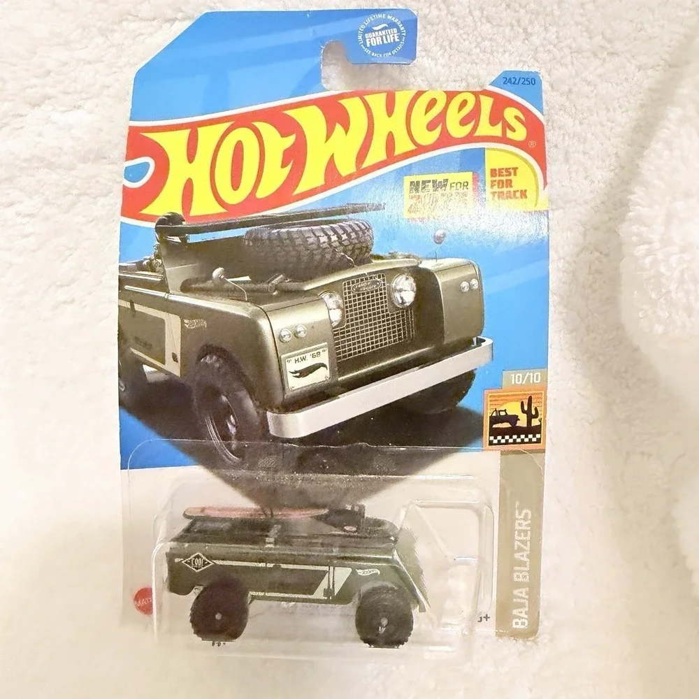 Hot Wheels Baja Blazers Lot Of 2 Cars '57 JEEP. FC & LAND ROVER SERIES I/